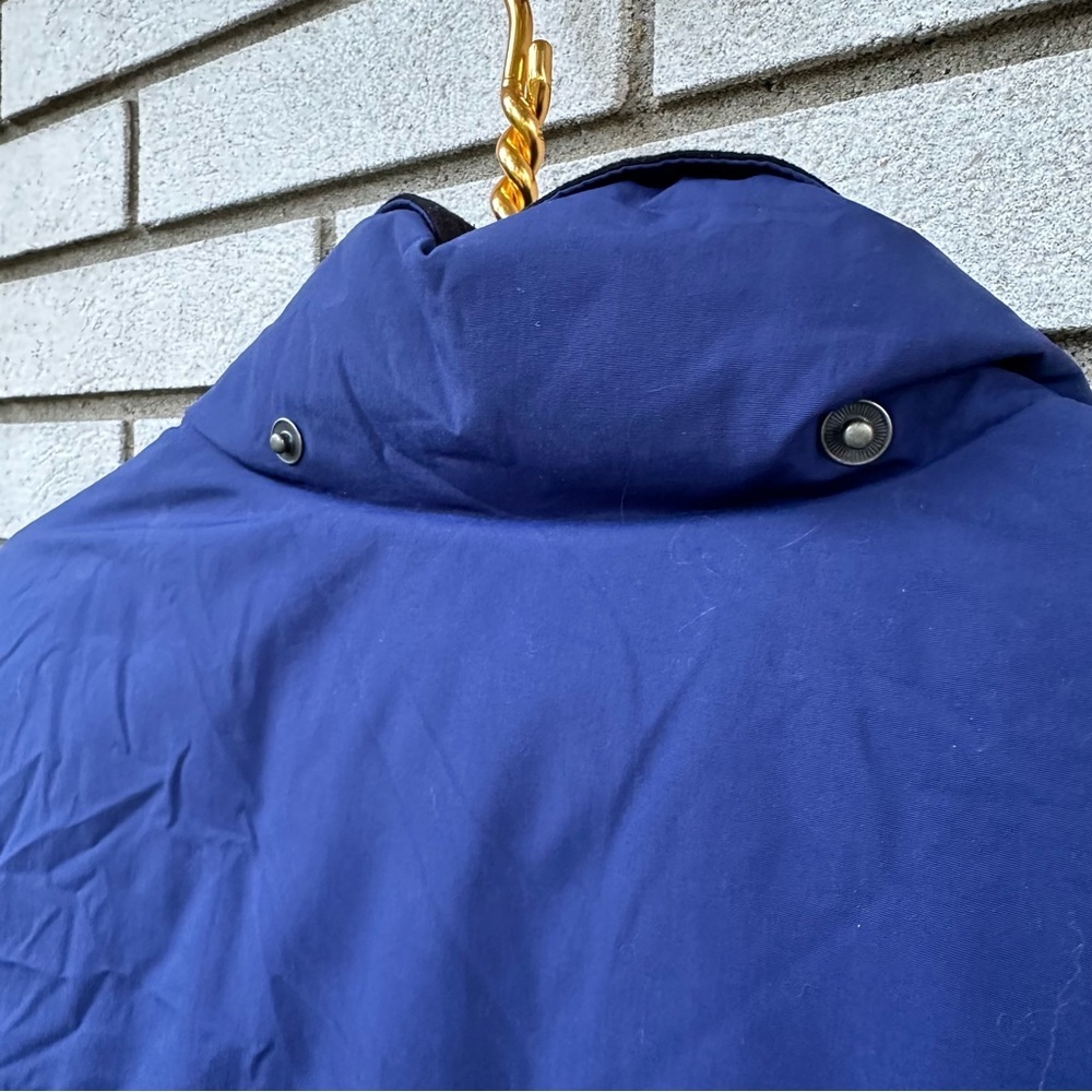 L.L.Bean Goose Down Parka Jacket Men’s XL Blue Winter Coat Nylon Shell - Picture 14 of 15